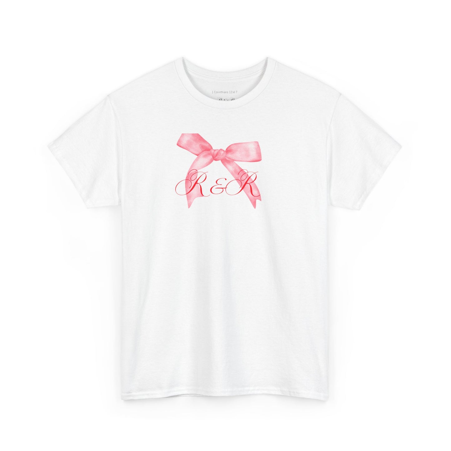 Pink RESTORED & RENEWED Bow T-Shirt