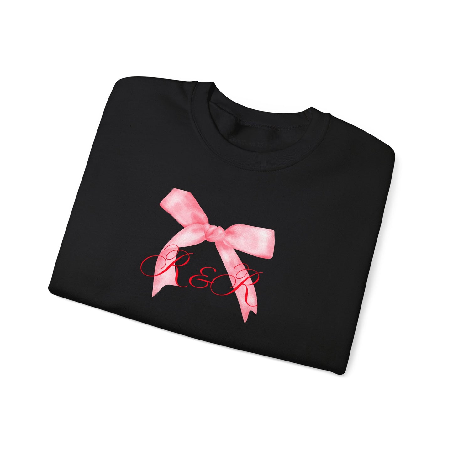 Pink RESTORED & RENEWED Bow Sweatshirt