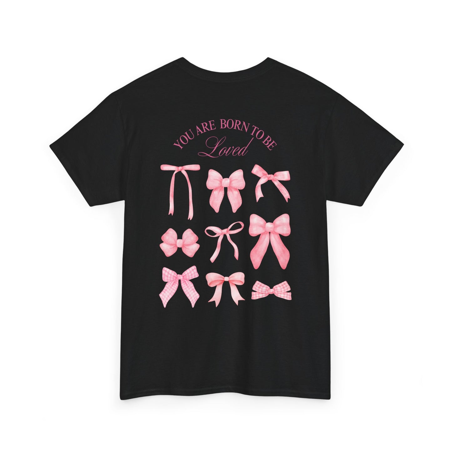 Pink RESTORED & RENEWED Bow T-Shirt