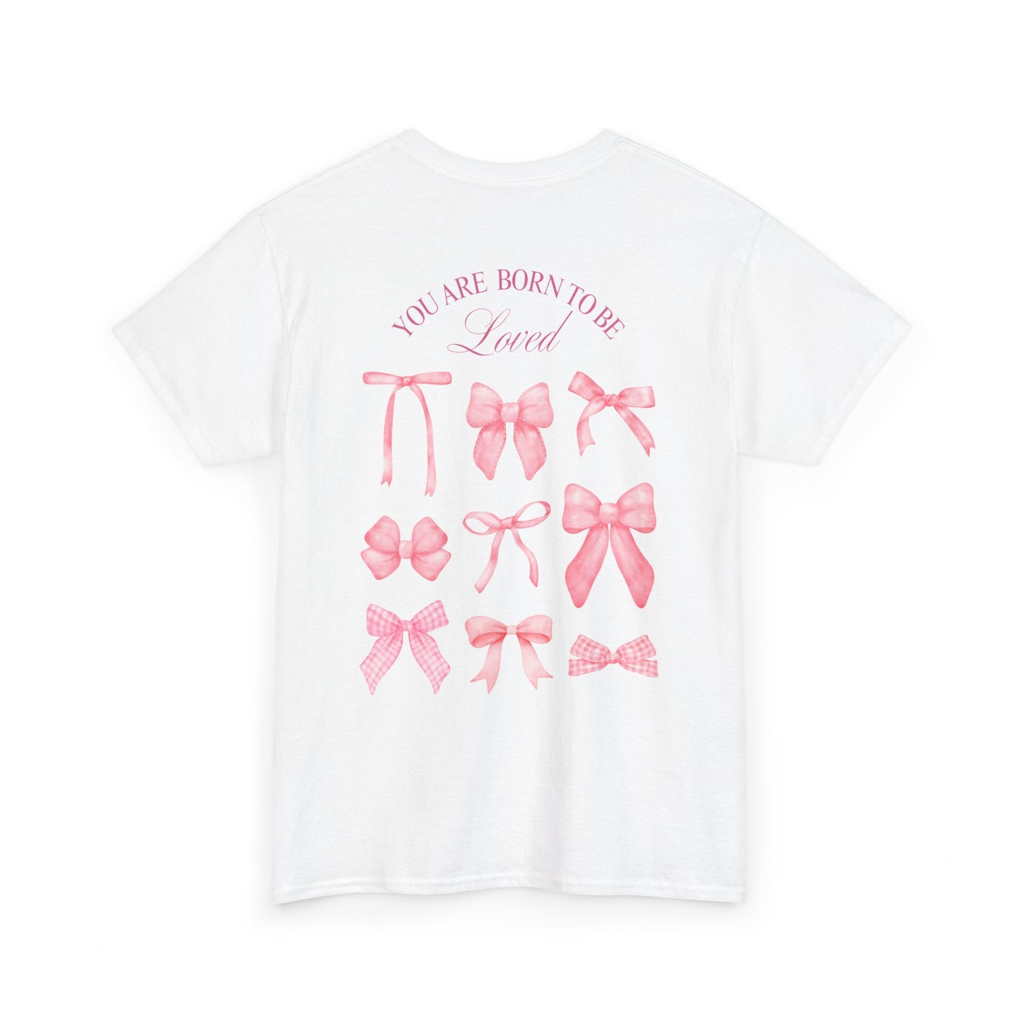 Pink RESTORED & RENEWED Bow T-Shirt