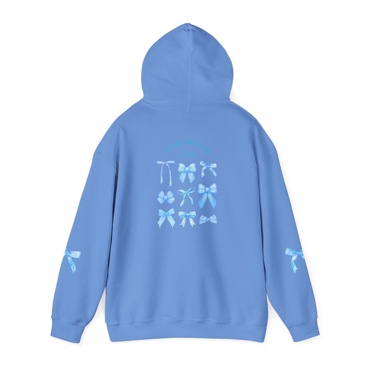 Blue R&R Bow Hoodie