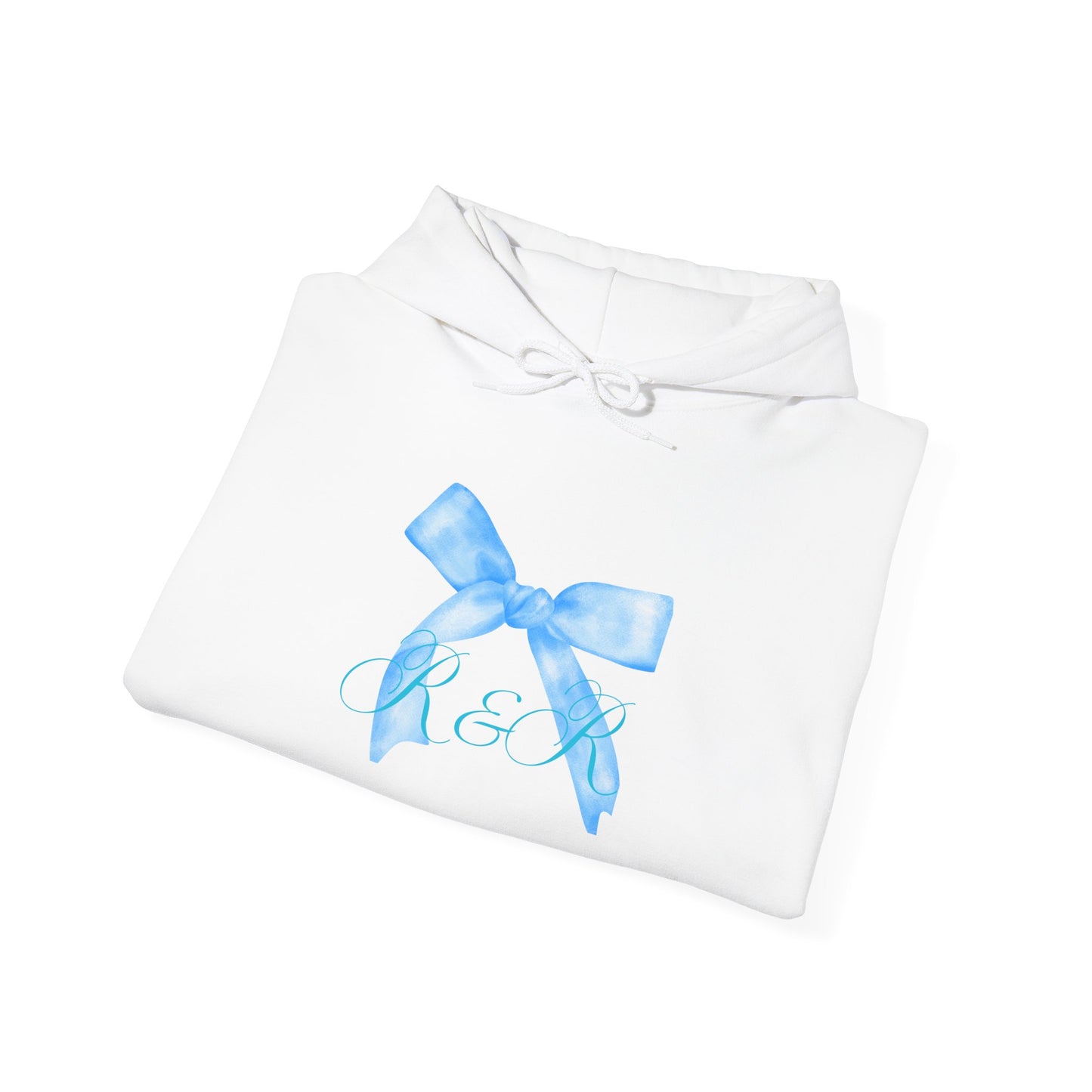 Blue R&R Bow Hoodie