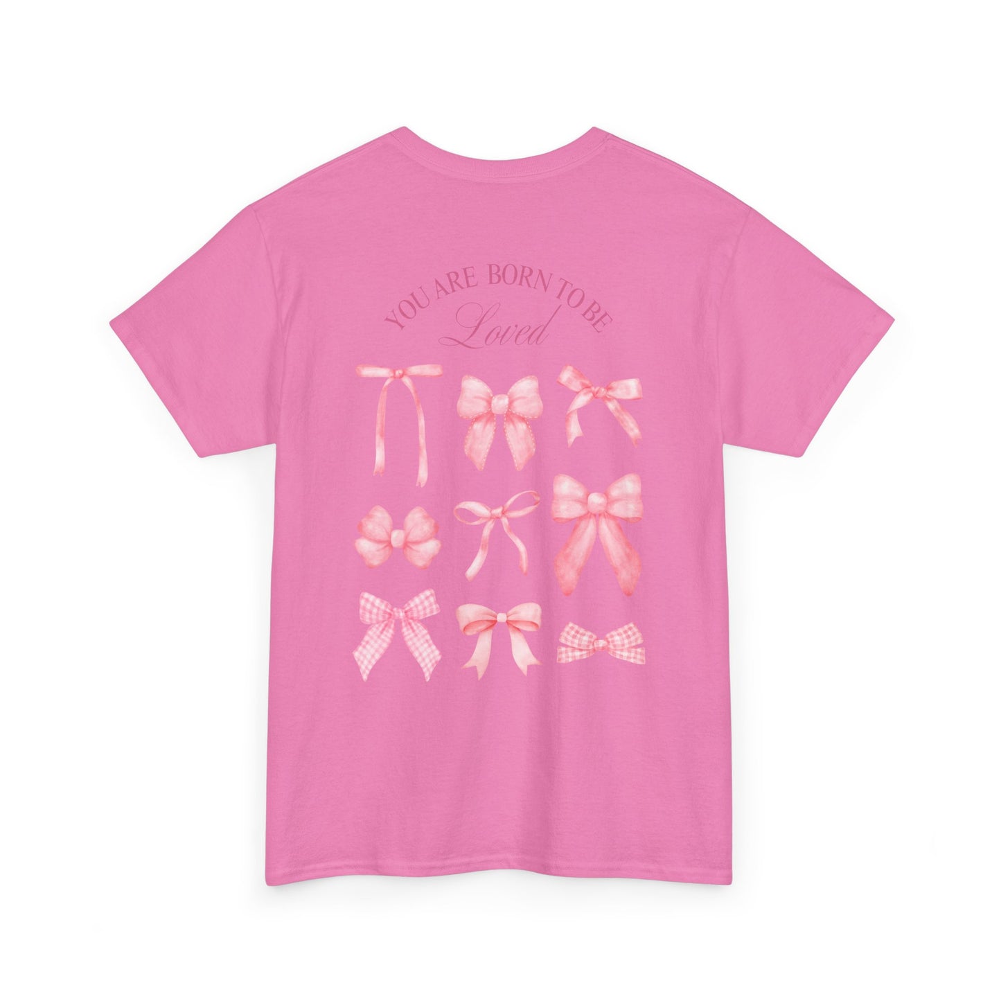 Pink RESTORED & RENEWED Bow T-Shirt