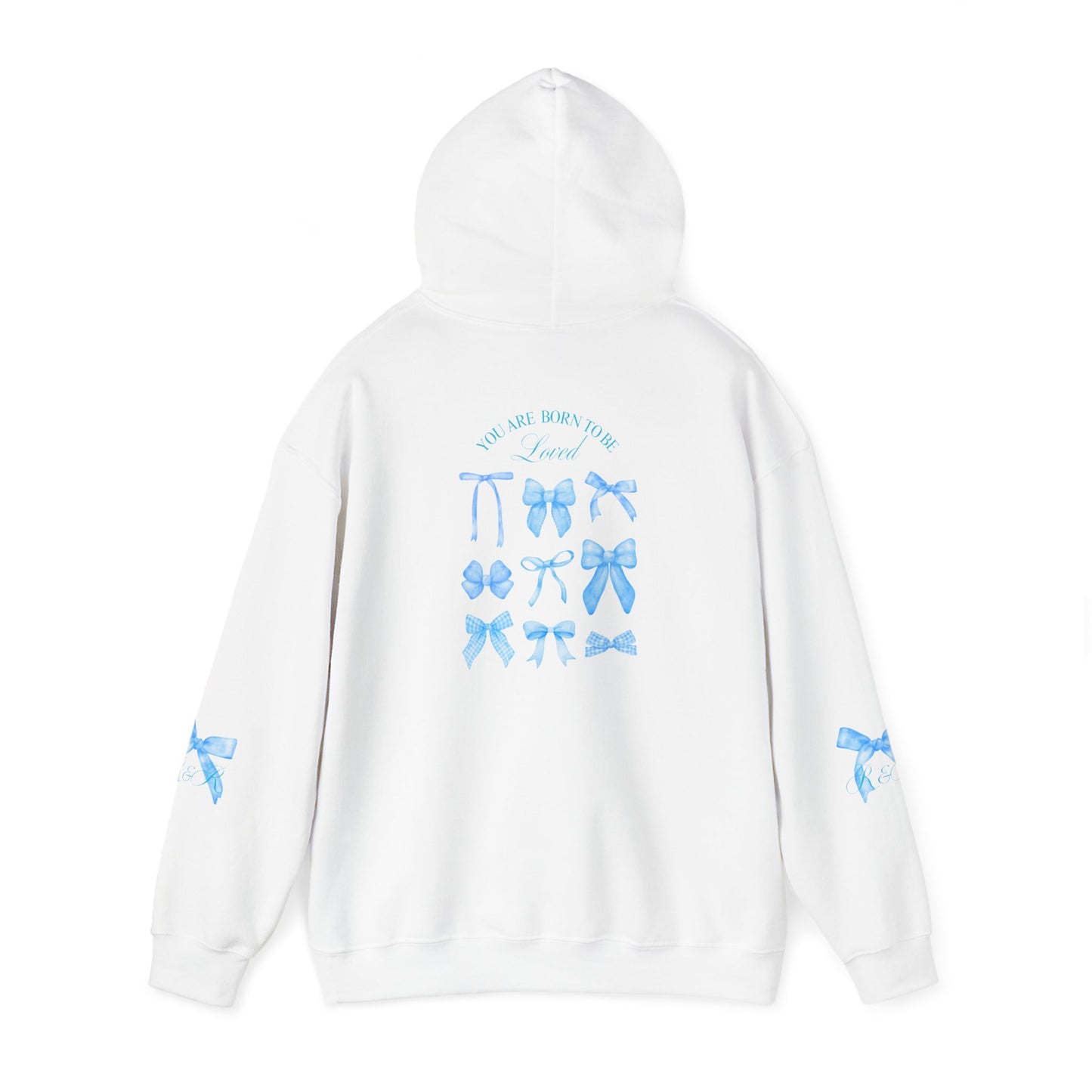 Blue R&R Bow Hoodie