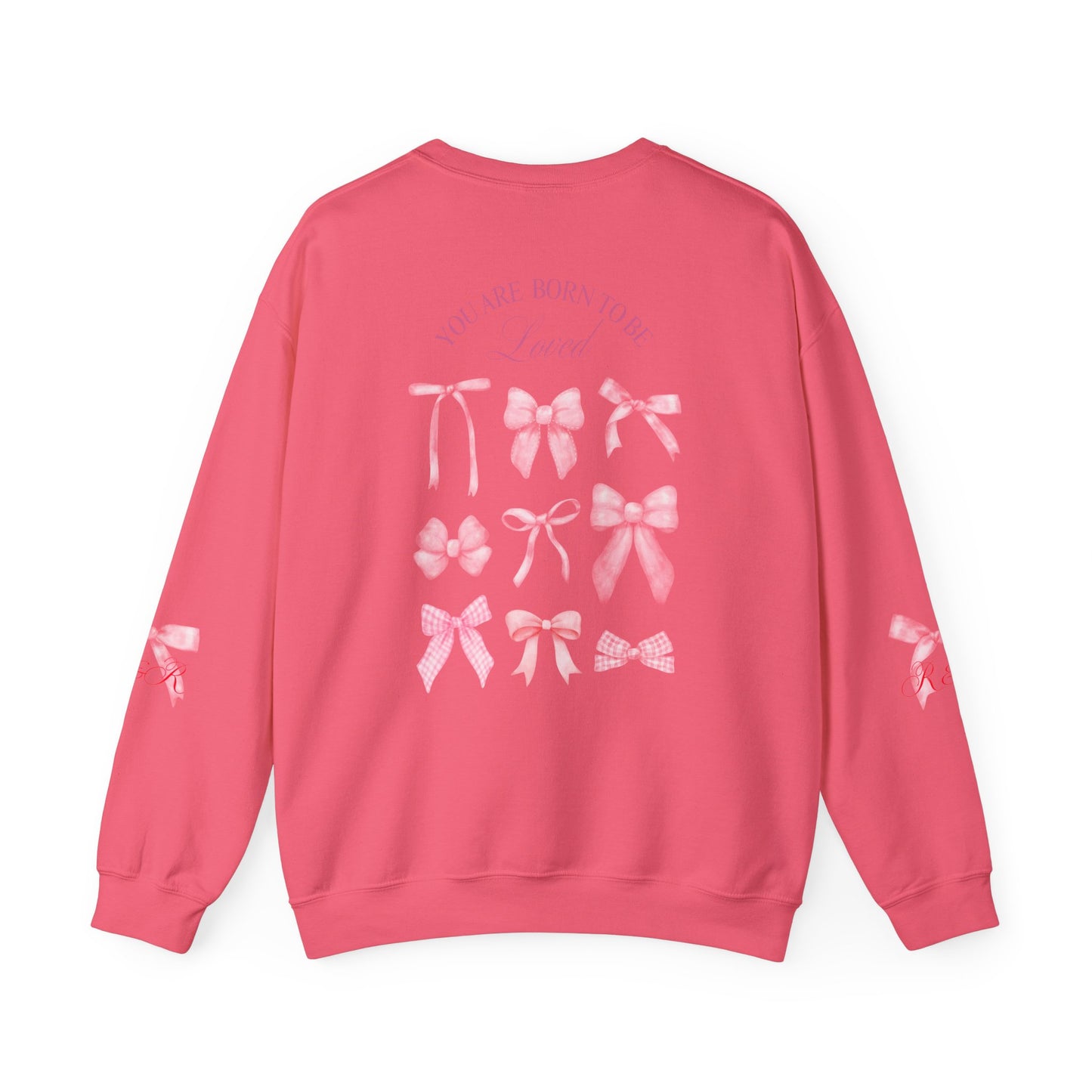 Pink RESTORED & RENEWED Bow Sweatshirt