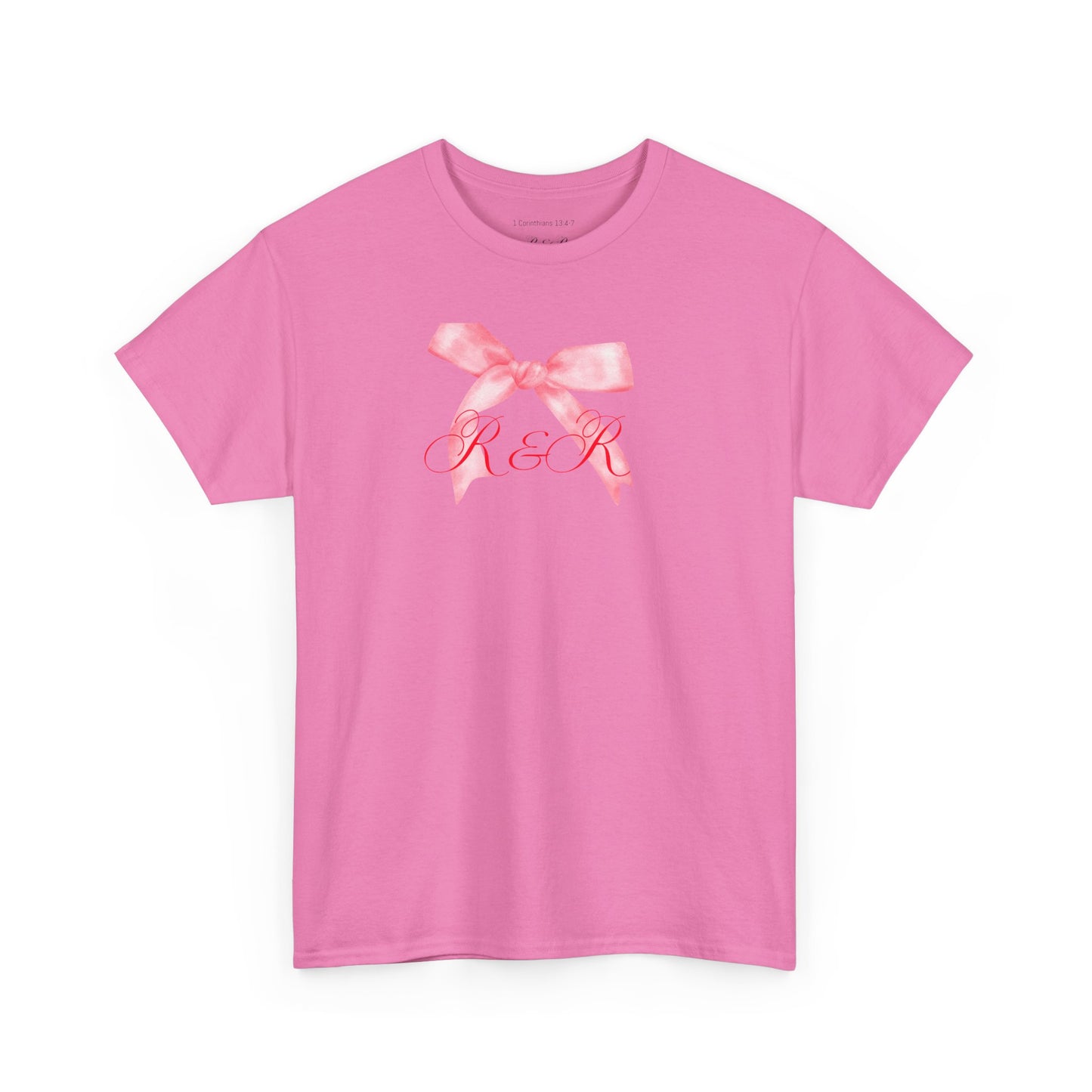 Pink RESTORED & RENEWED Bow T-Shirt