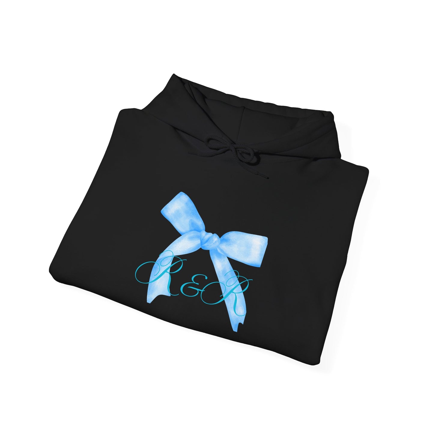 Blue R&R Bow Hoodie