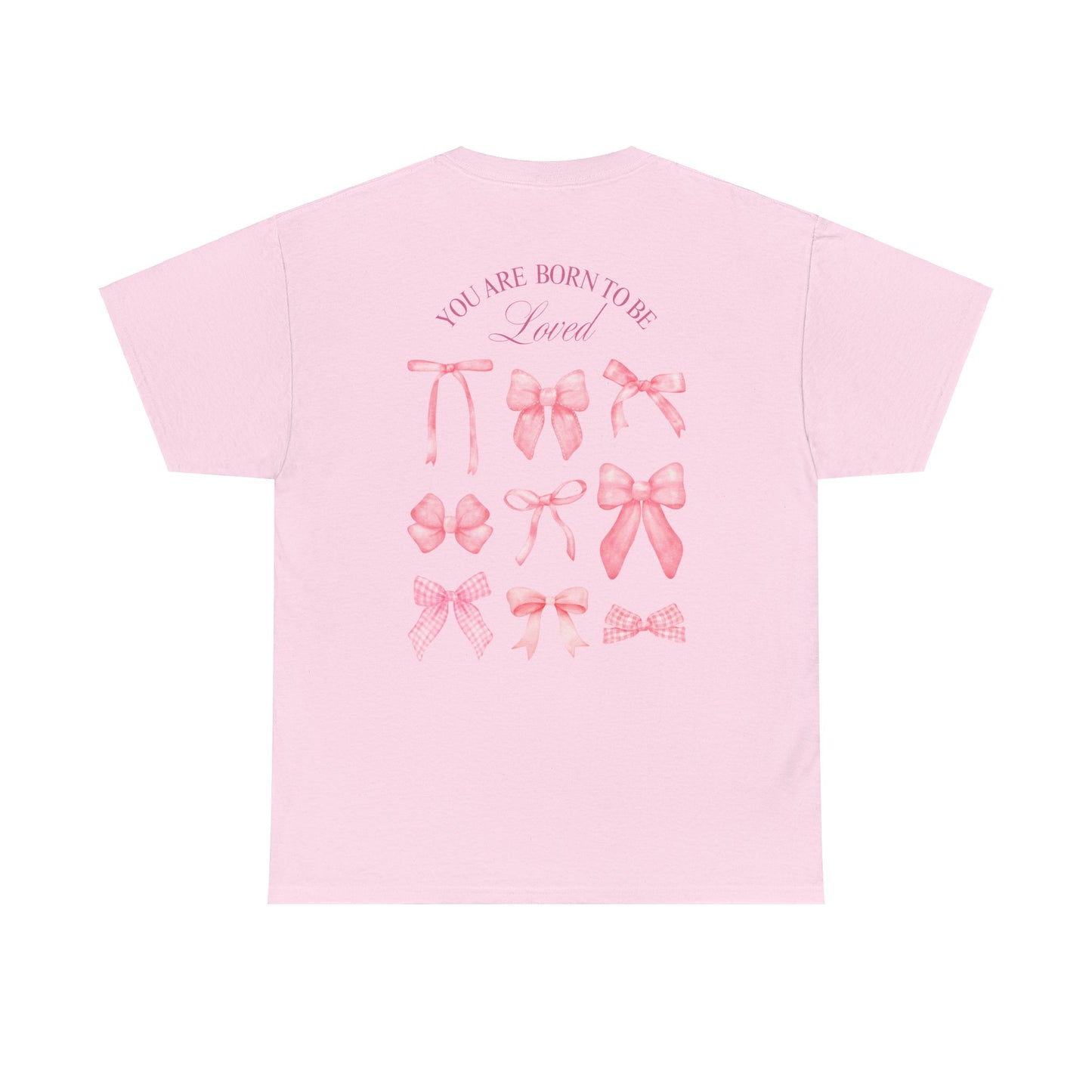 Pink RESTORED & RENEWED Bow T-Shirt