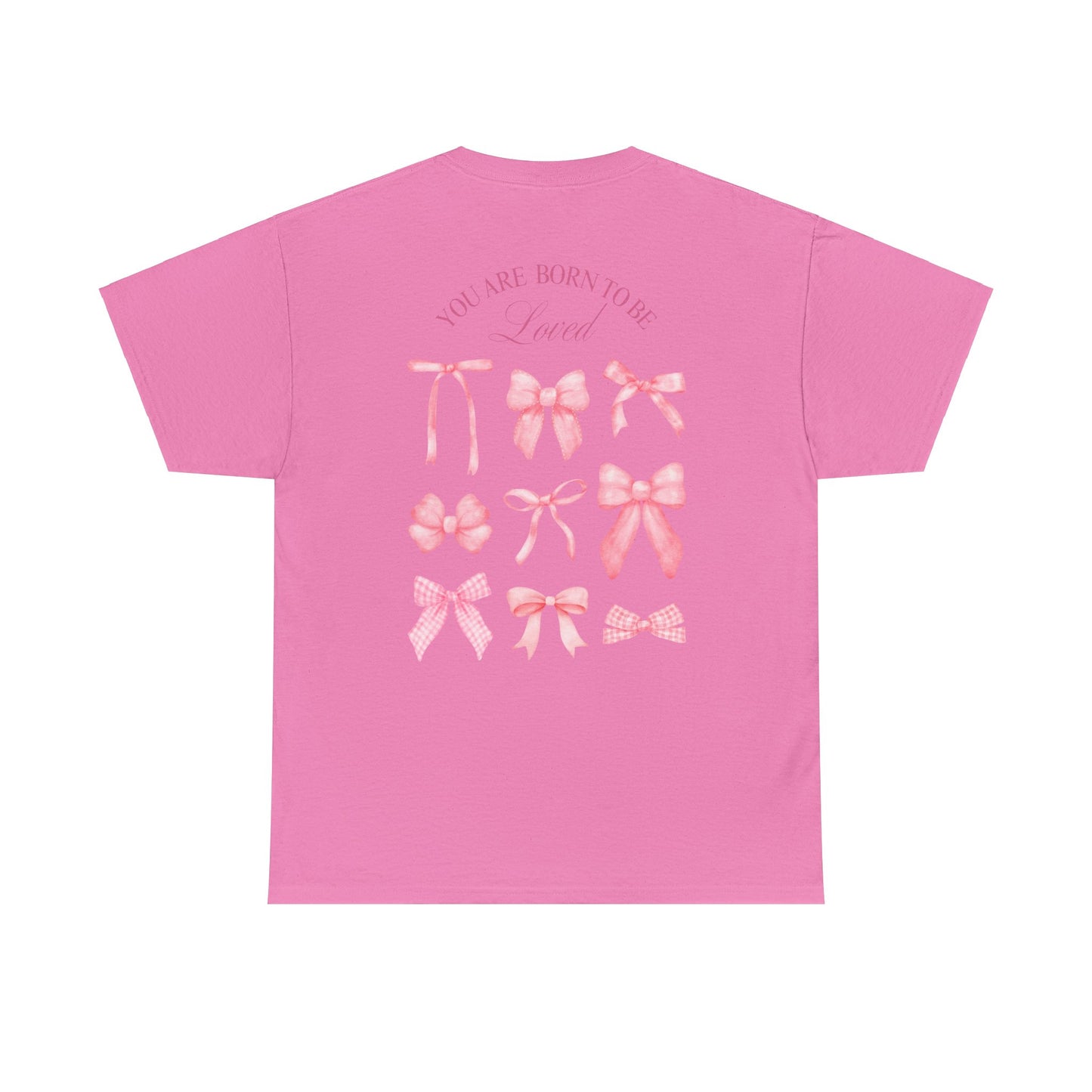 Pink RESTORED & RENEWED Bow T-Shirt