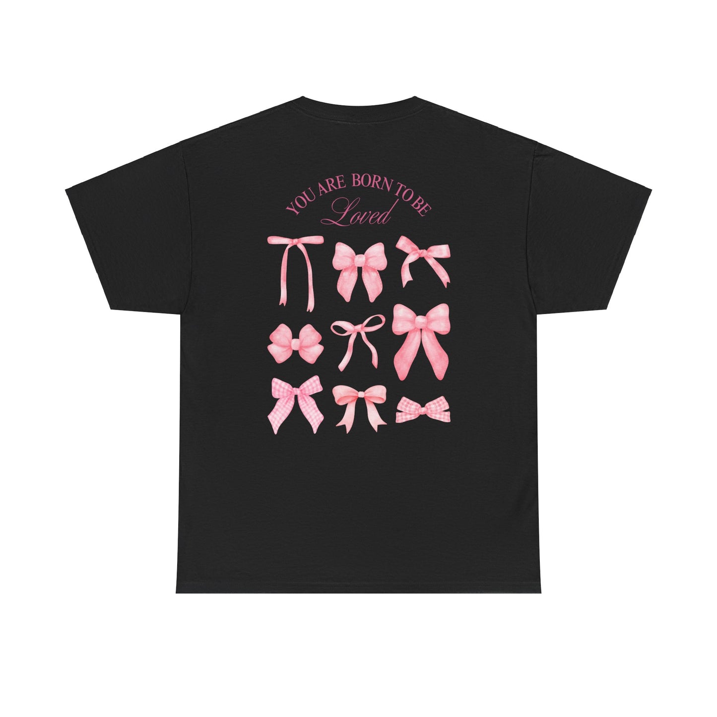 Pink RESTORED & RENEWED Bow T-Shirt