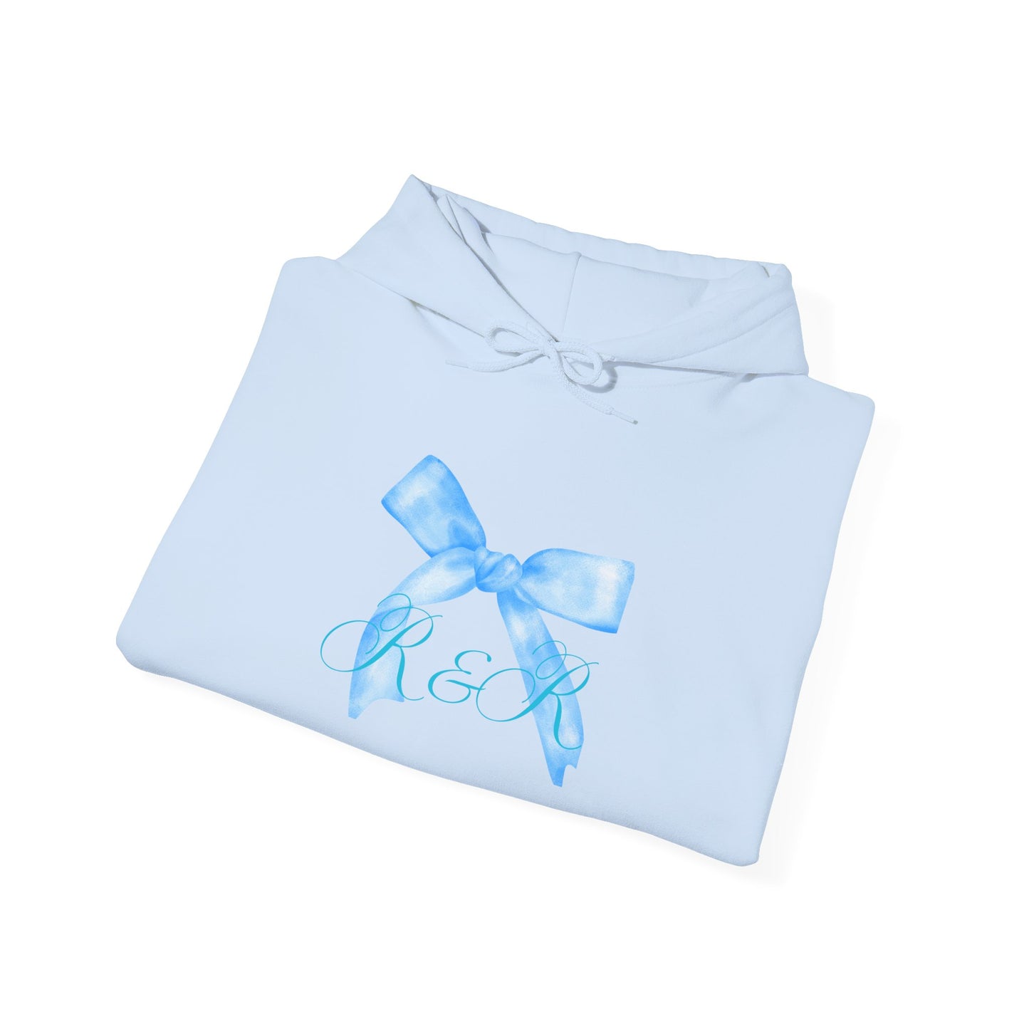 Blue R&R Bow Hoodie