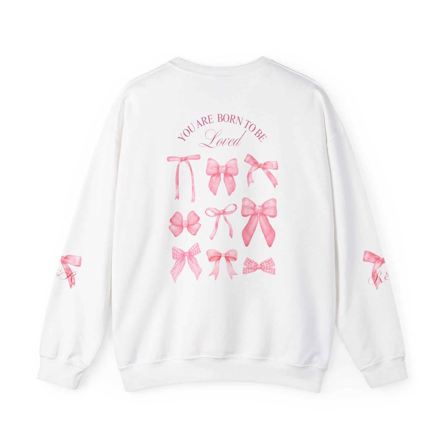 Pink RESTORED & RENEWED Bow Sweatshirt