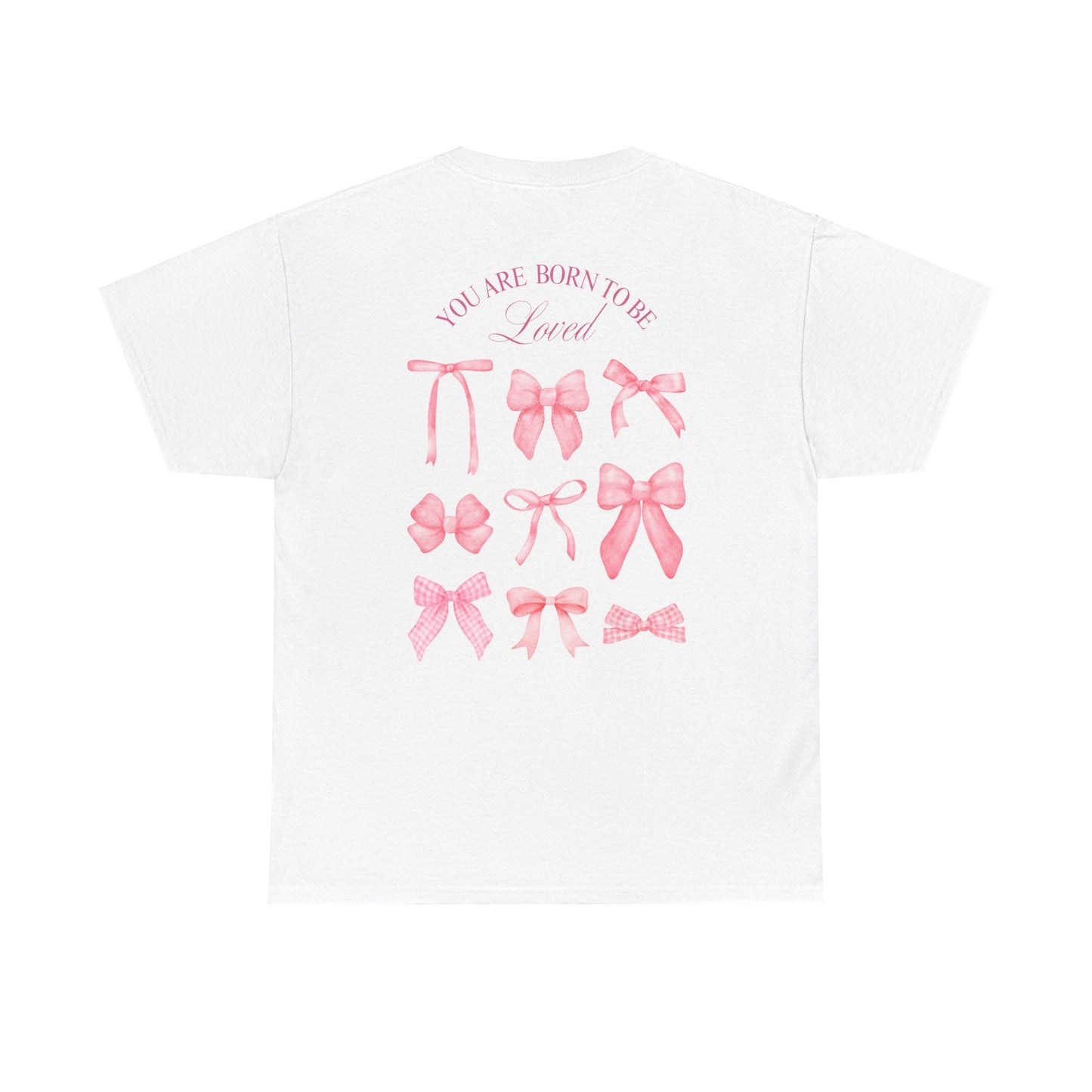 Pink RESTORED & RENEWED Bow T-Shirt