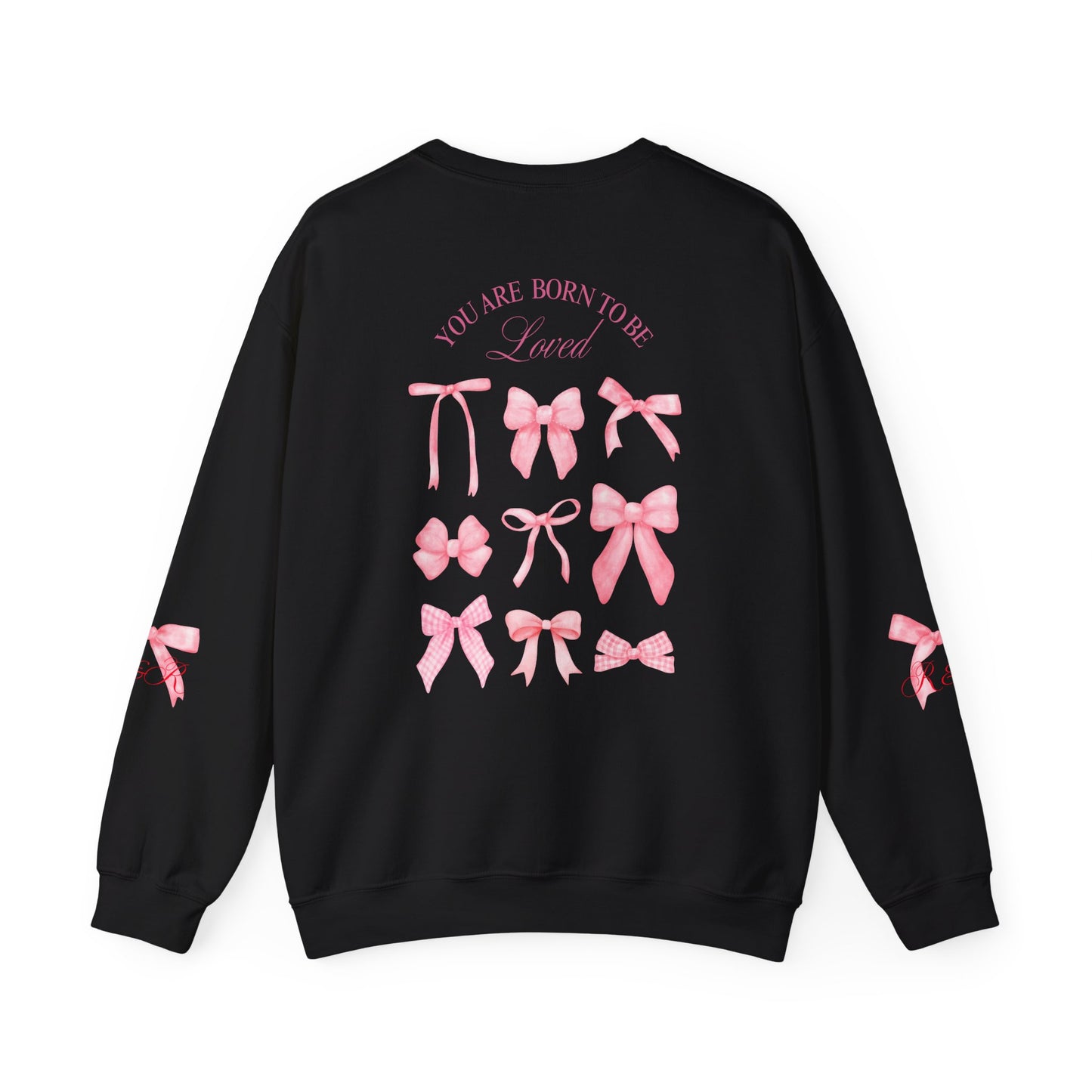 Pink RESTORED & RENEWED Bow Sweatshirt