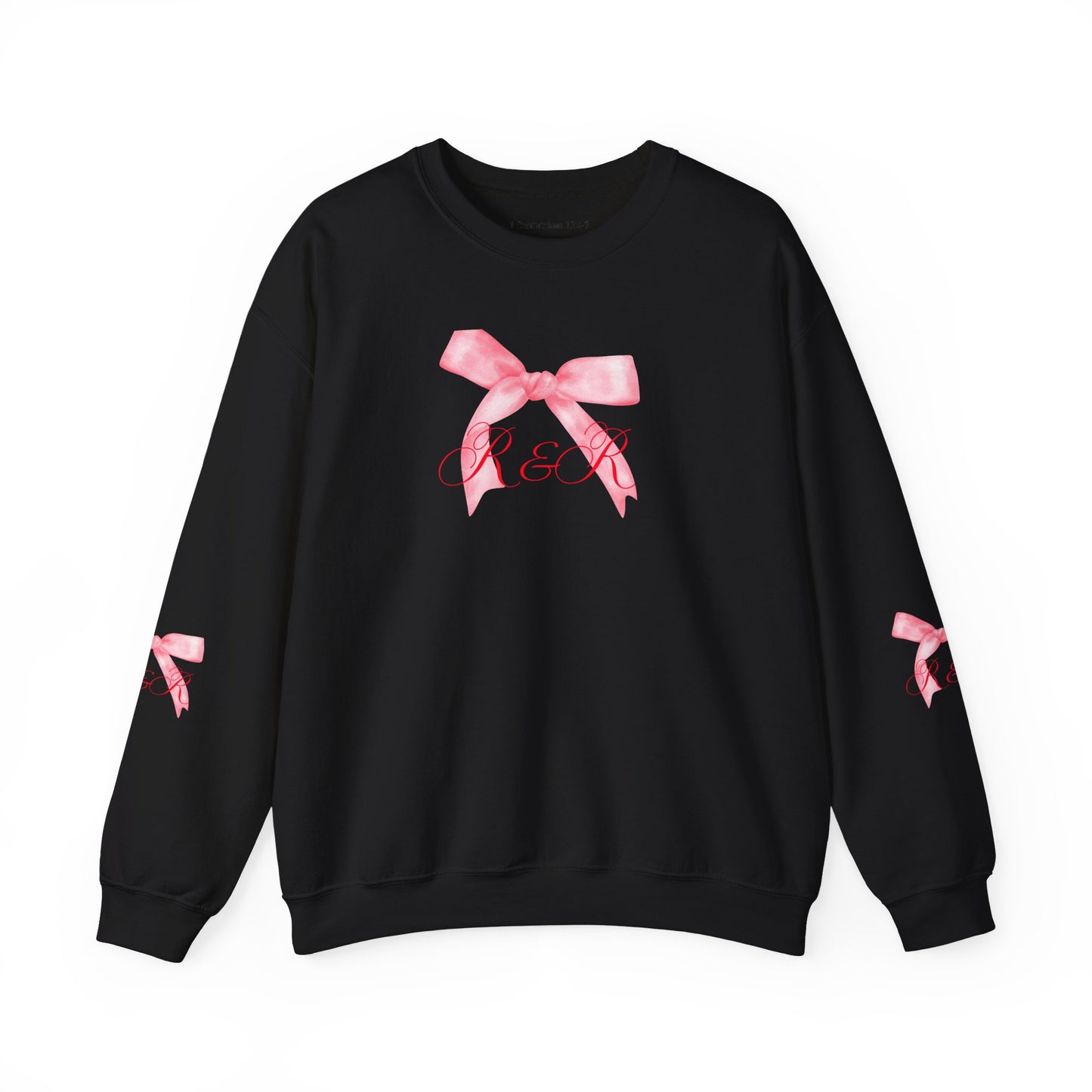 Pink RESTORED & RENEWED Bow Sweatshirt