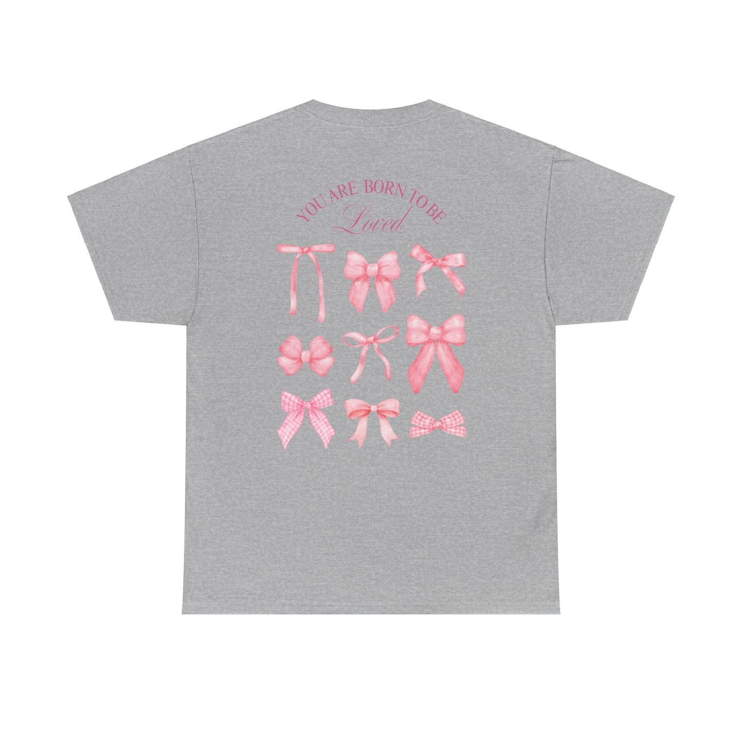 Pink RESTORED & RENEWED Bow T-Shirt