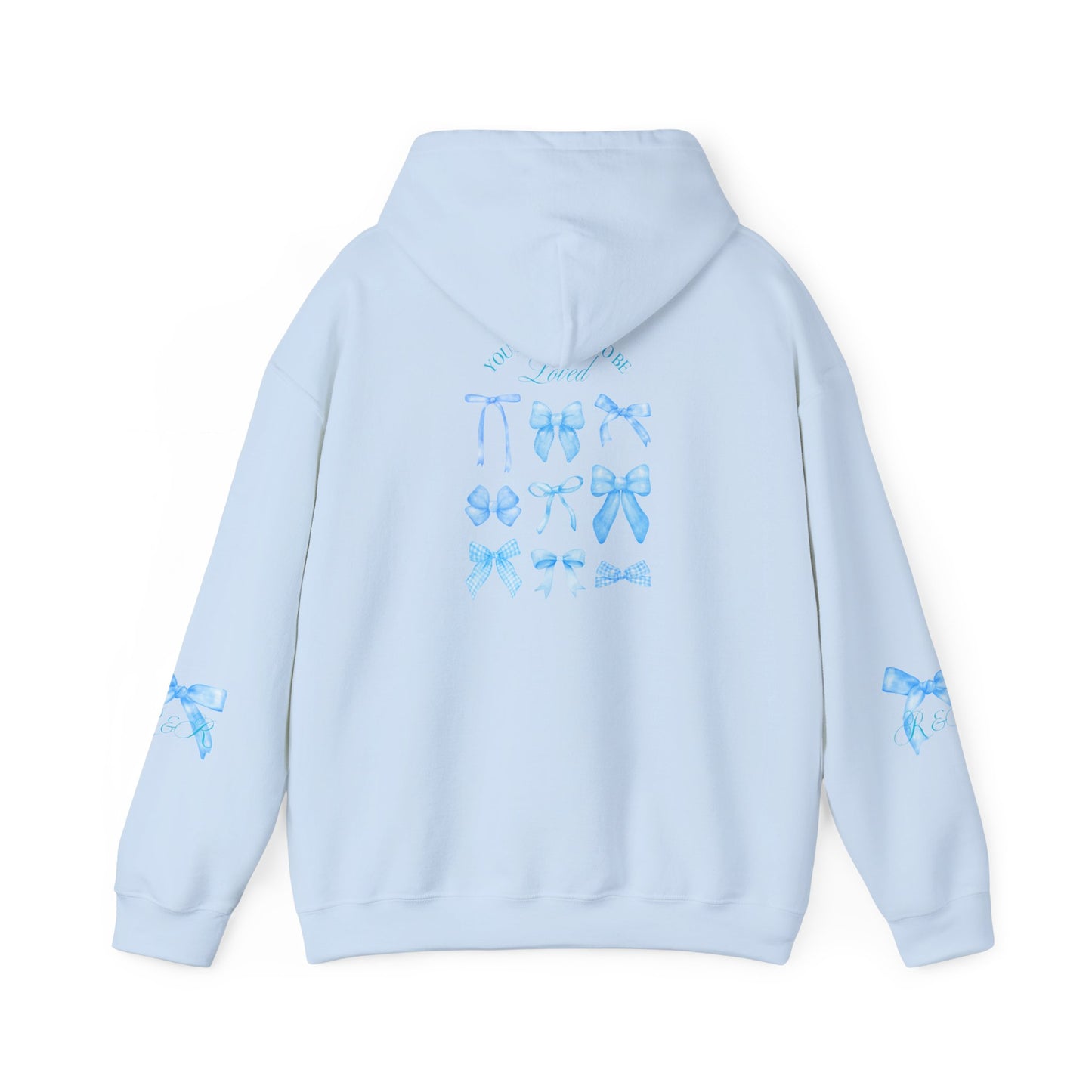 Blue R&R Bow Hoodie