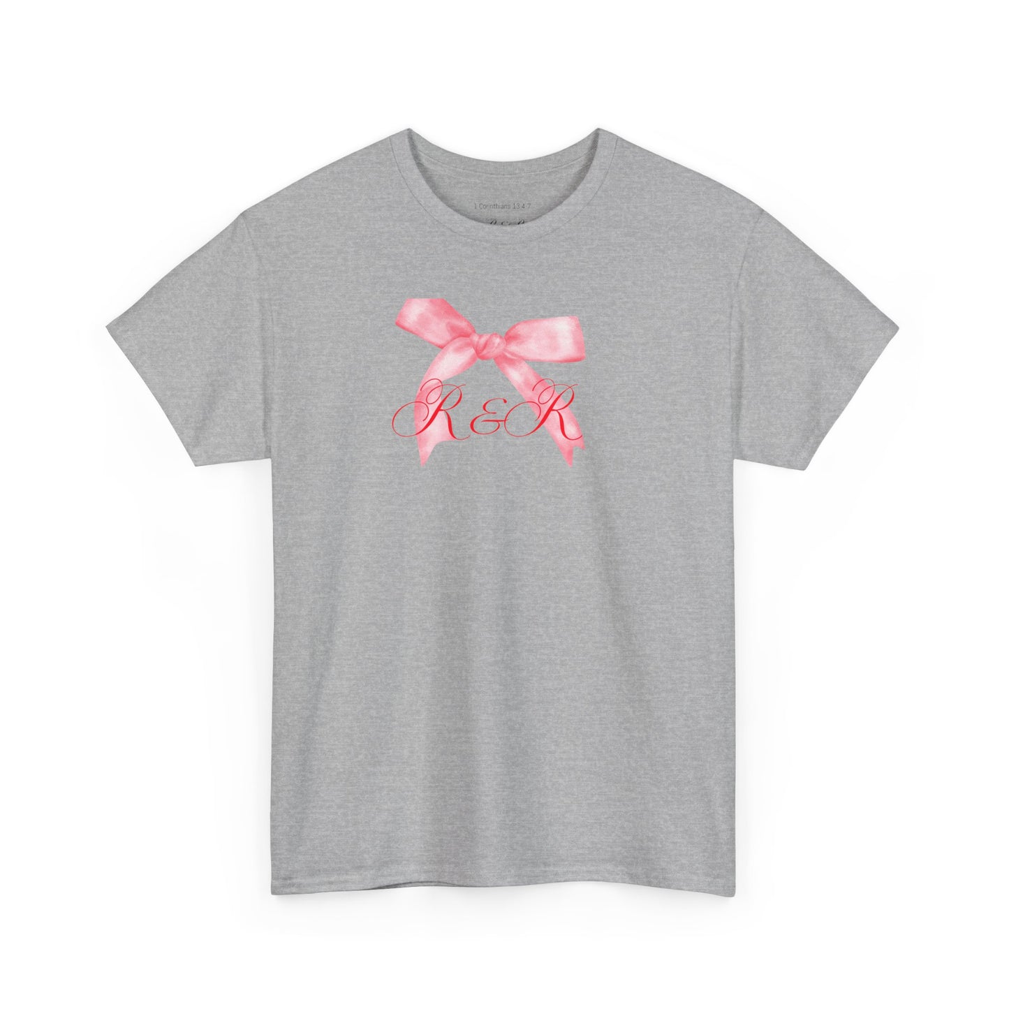 Pink RESTORED & RENEWED Bow T-Shirt