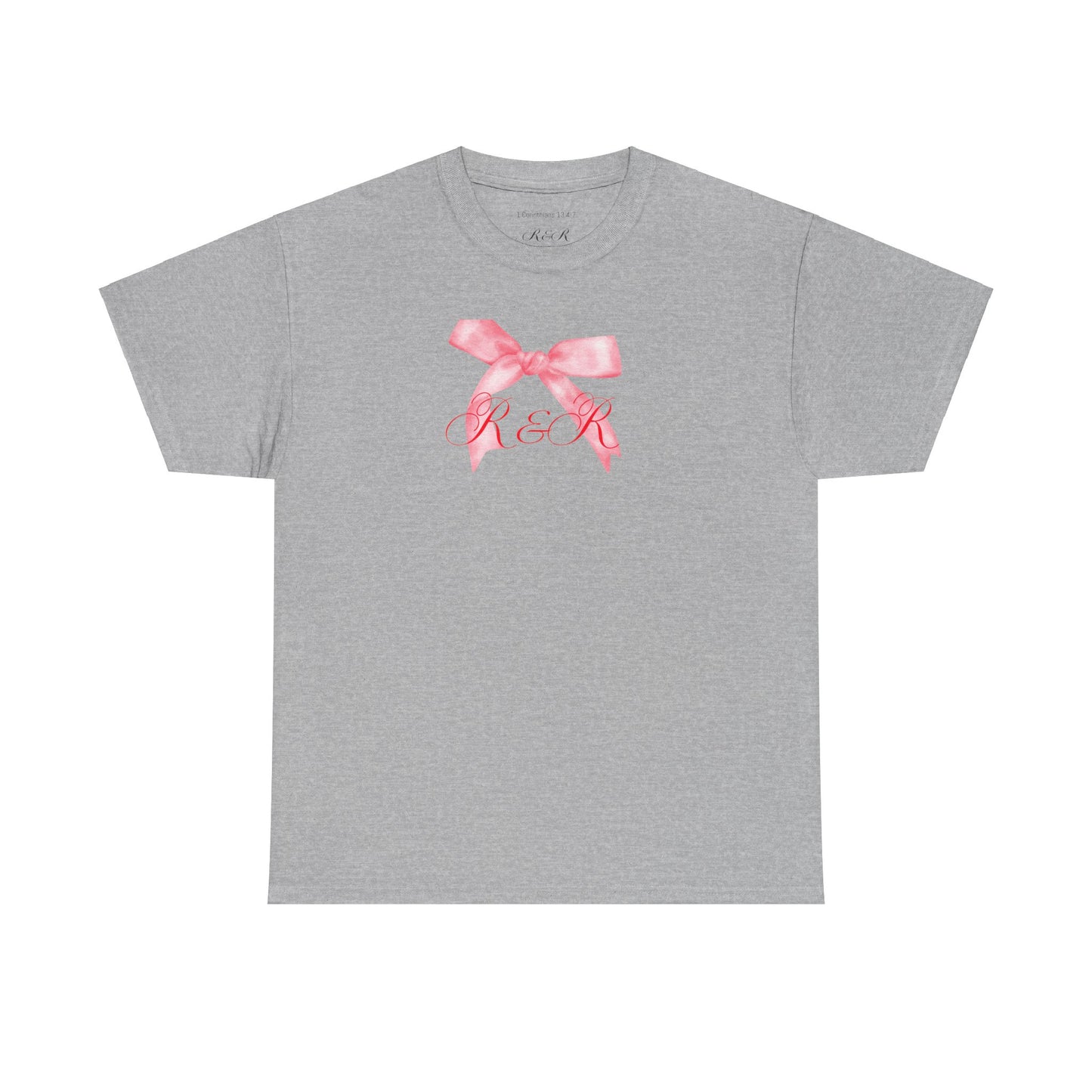 Pink RESTORED & RENEWED Bow T-Shirt