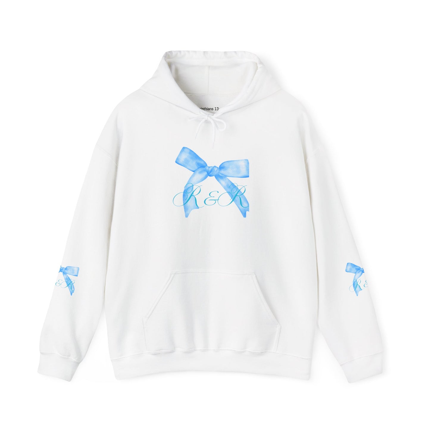 Blue R&R Bow Hoodie