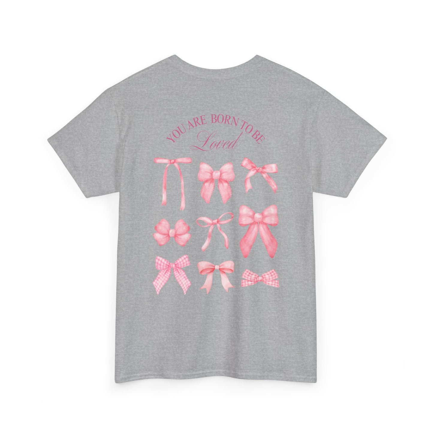 Pink RESTORED & RENEWED Bow T-Shirt