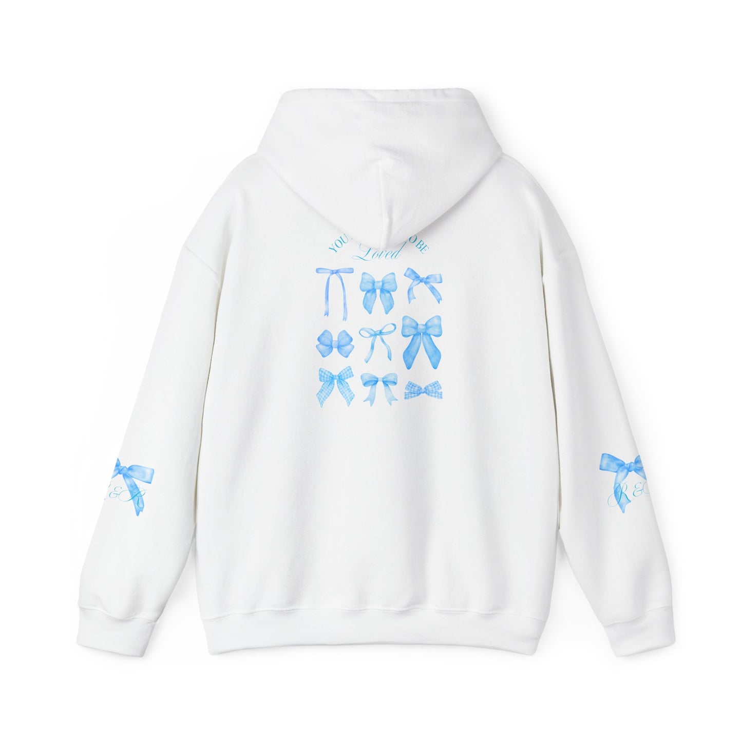 Blue R&R Bow Hoodie