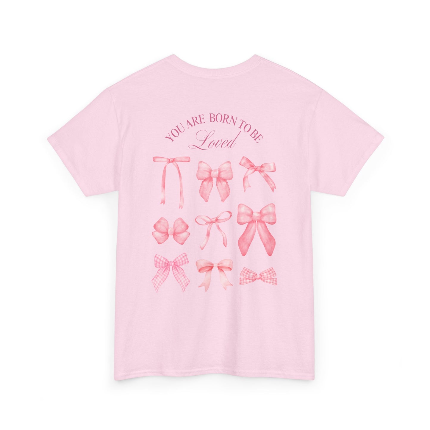 Pink RESTORED & RENEWED Bow T-Shirt