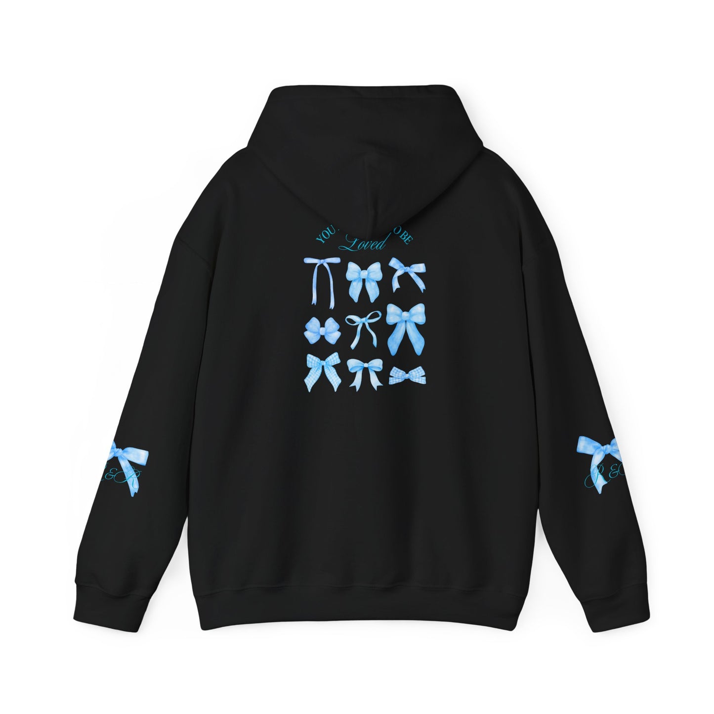 Blue R&R Bow Hoodie