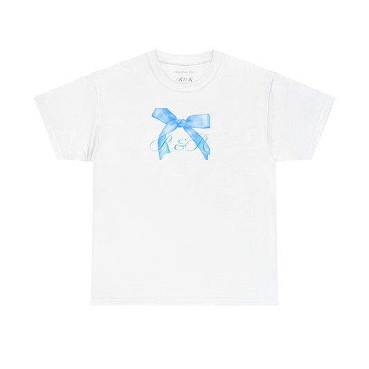 Blue RESTORED & RENEWED Bow T-Shirt